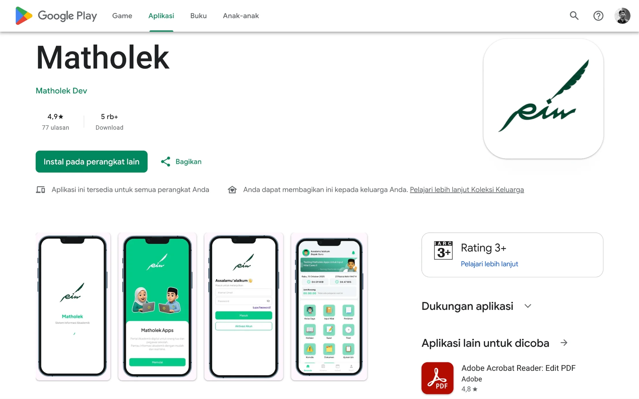 Matholek Mobile on Google Play