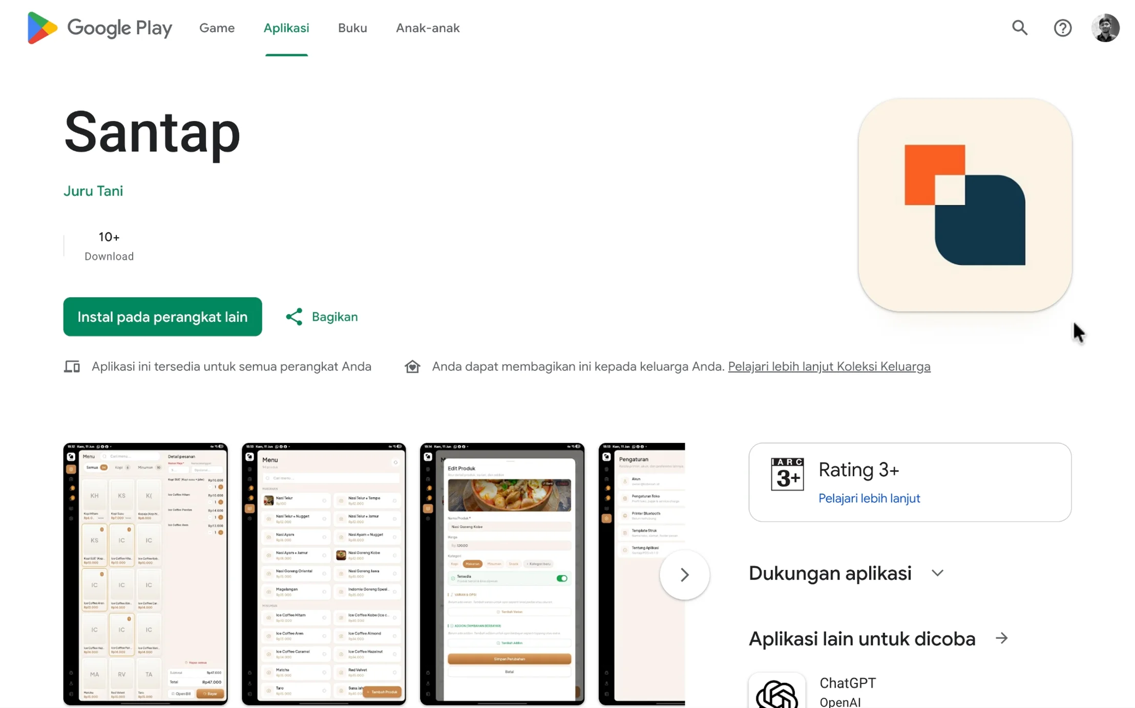 Santap POS App